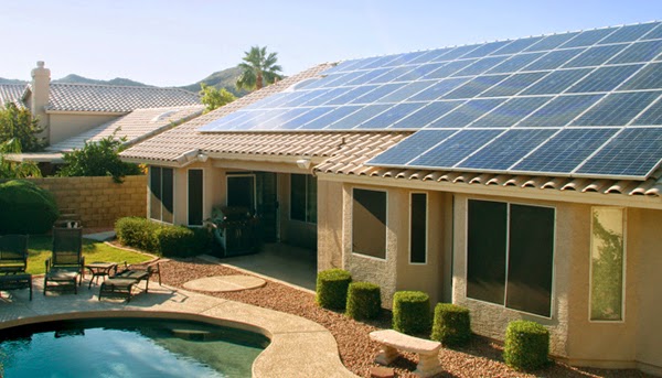 الواح الطاقة الشمسية للمنازل