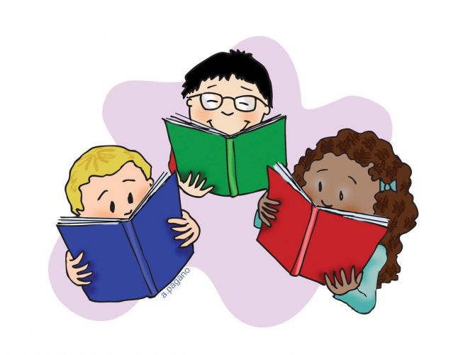 clipart of teacher reading to students - photo #47