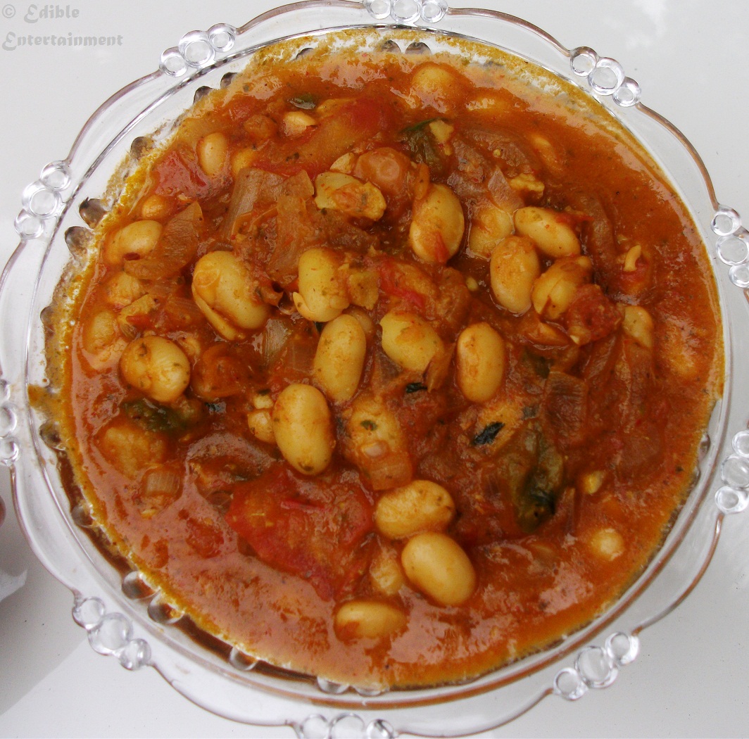 Edible Entertainment Soya Tamatari Soya Beans in rich Tomato Gravy