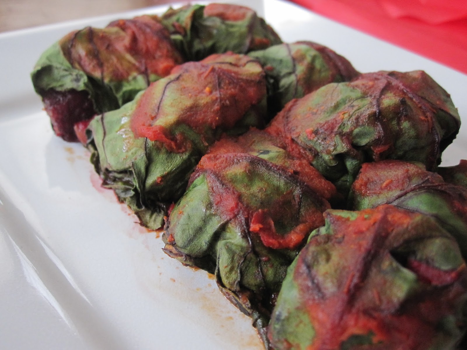 Stuffed Beet Greens