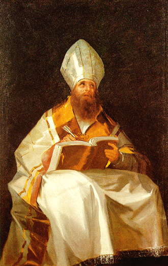 El Santo del Dia 7 DE DICIEMBRE SAN AMBROSIO OBISPO Y DOCTOR DE LA IGLESIA