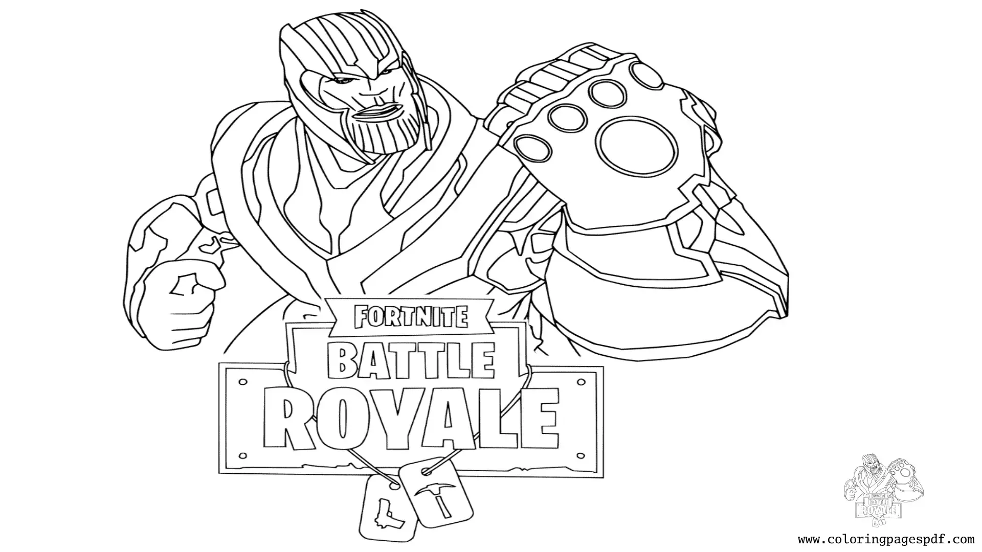 10 Newest Fortnite Coloring Sheets