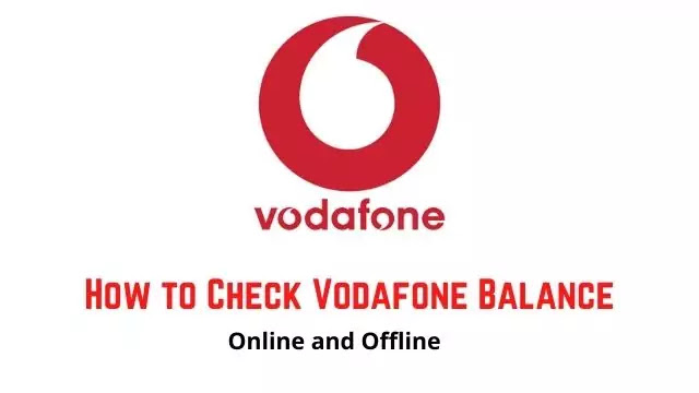 how to check vodafone balance