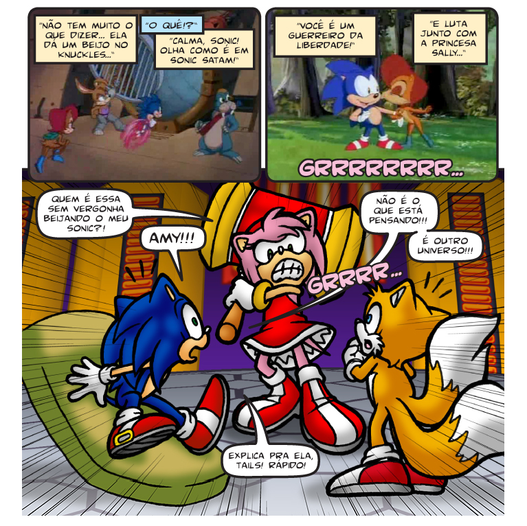 Portfólio de Rogerio Ferraz da Silva: Personagens Super Sonic HQ
