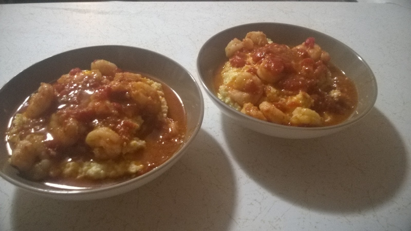 My Really, Real Reality Tupelo Honey Shrimp and Grits