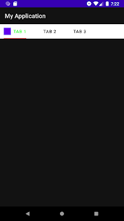 styling android TabLayout material design