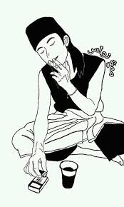 Gambar Kartun Santri Mengaji - Adzka