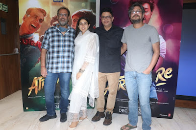 Photos: Sara Ali Khan, Aanand. L. Rai and others at the trailer launch of Atrangi Re