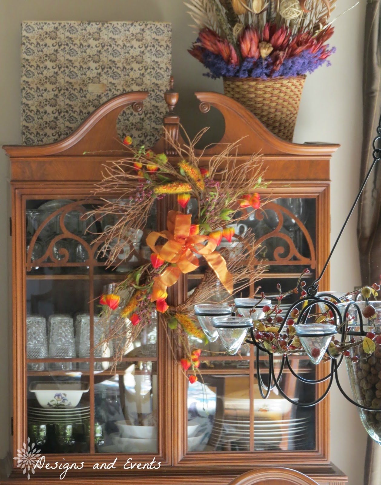 DesignsandEvents Decorating for Fall from Inside the Home