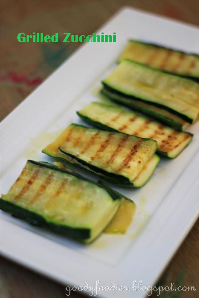 GoodyFoodies Recipe Grilled Zucchini + Cheesy Mashed Potatoes