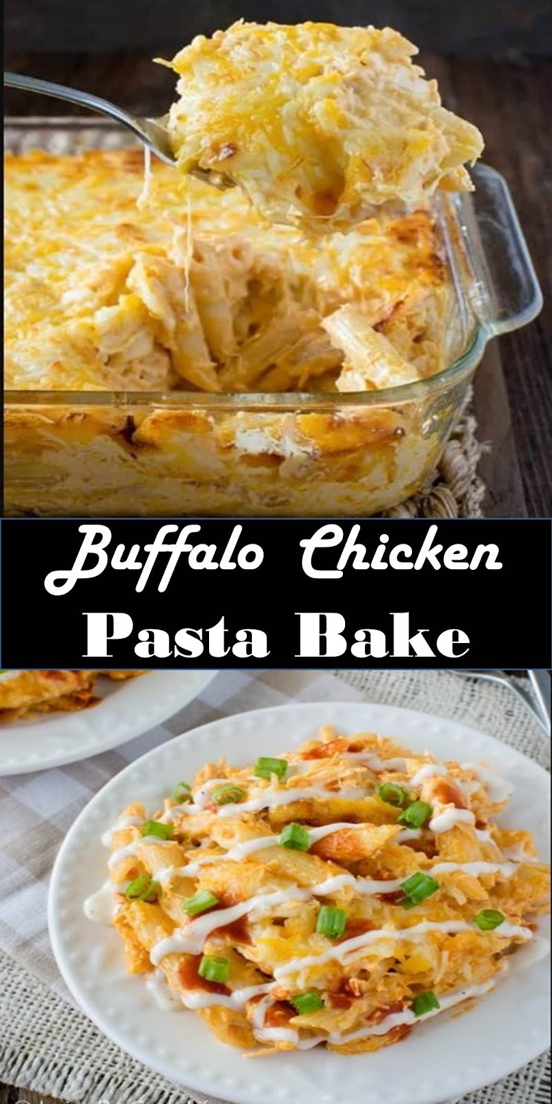#Amazing #Recipes #Around #The #World #Buffalo #Chicken #Pasta #Bake ...
