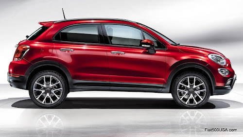 Fiat 500X Side View