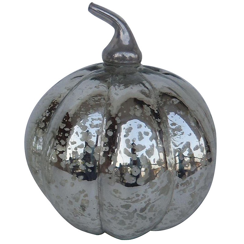 Pottery Barn Antique Mercury Glass Pumpkins | Decor Look Alikes