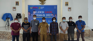 Pastikan Kesiapan Tes CASN 2021, Wabup Lingga Doakan Peserta Peroleh Hasil Maksimal