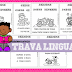 Atividades de leitura para 1º ano - trava línguas