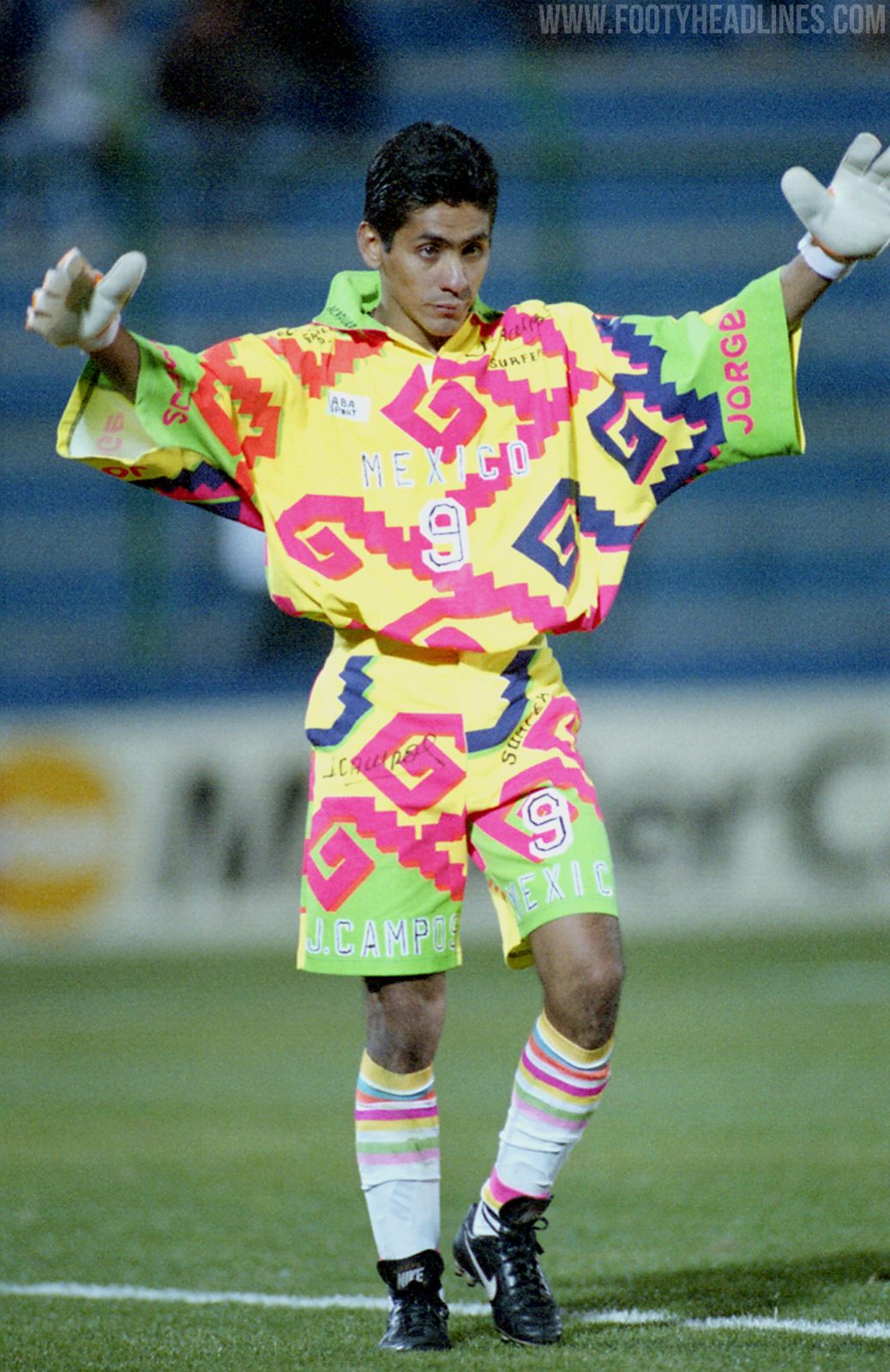 Mexico 1994 Jorge Campos Goalkeeper Jersey