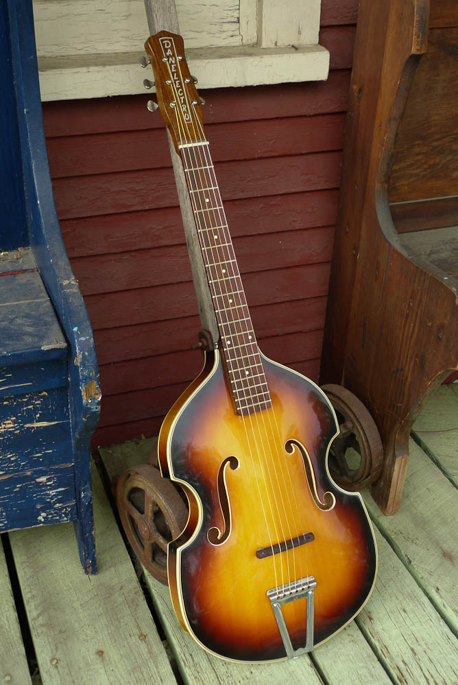 c.1968 Danelectro Violinshaped Acoustic Guitar
