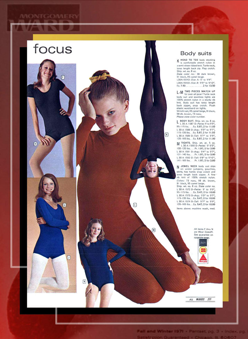 ShelleyHack Body Suits 1971
