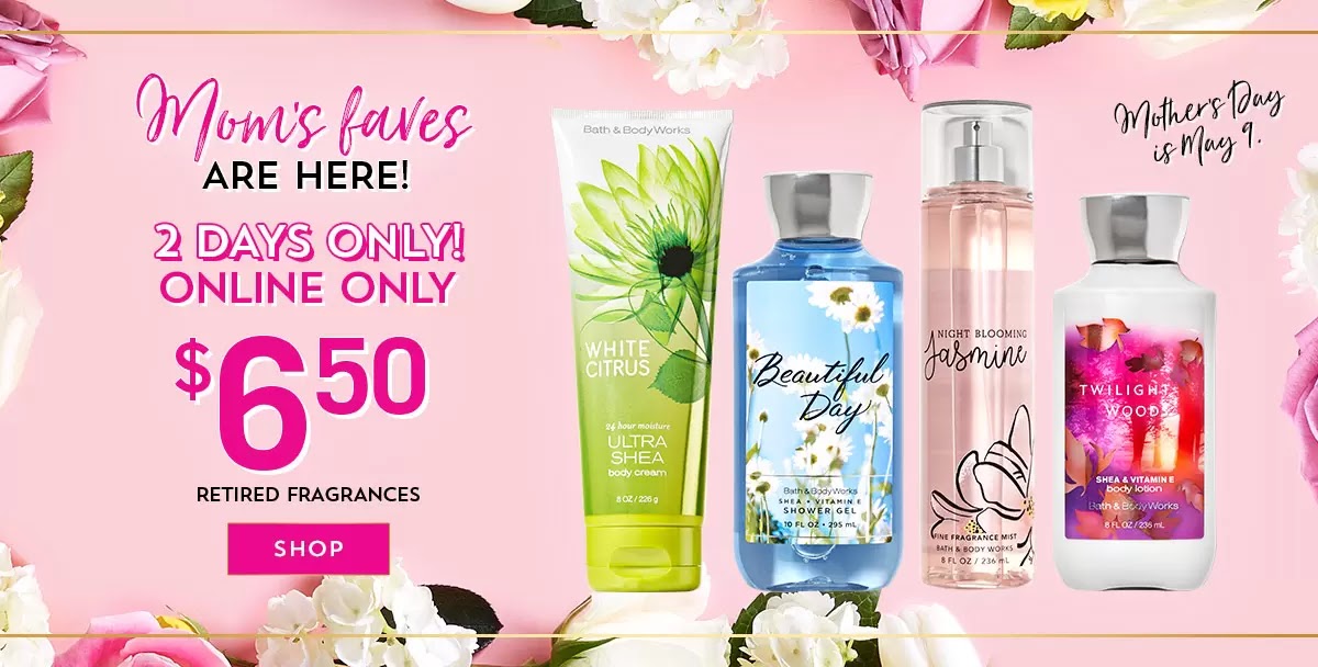 Life Inside the Page Bath & Body Works Flash Sale On Retired