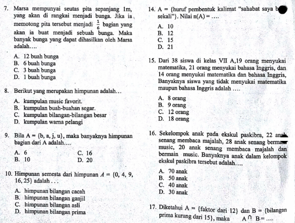 Soal Uas Pkn Kelas 7 Semester 1 Kurikulum 2013 Berkas