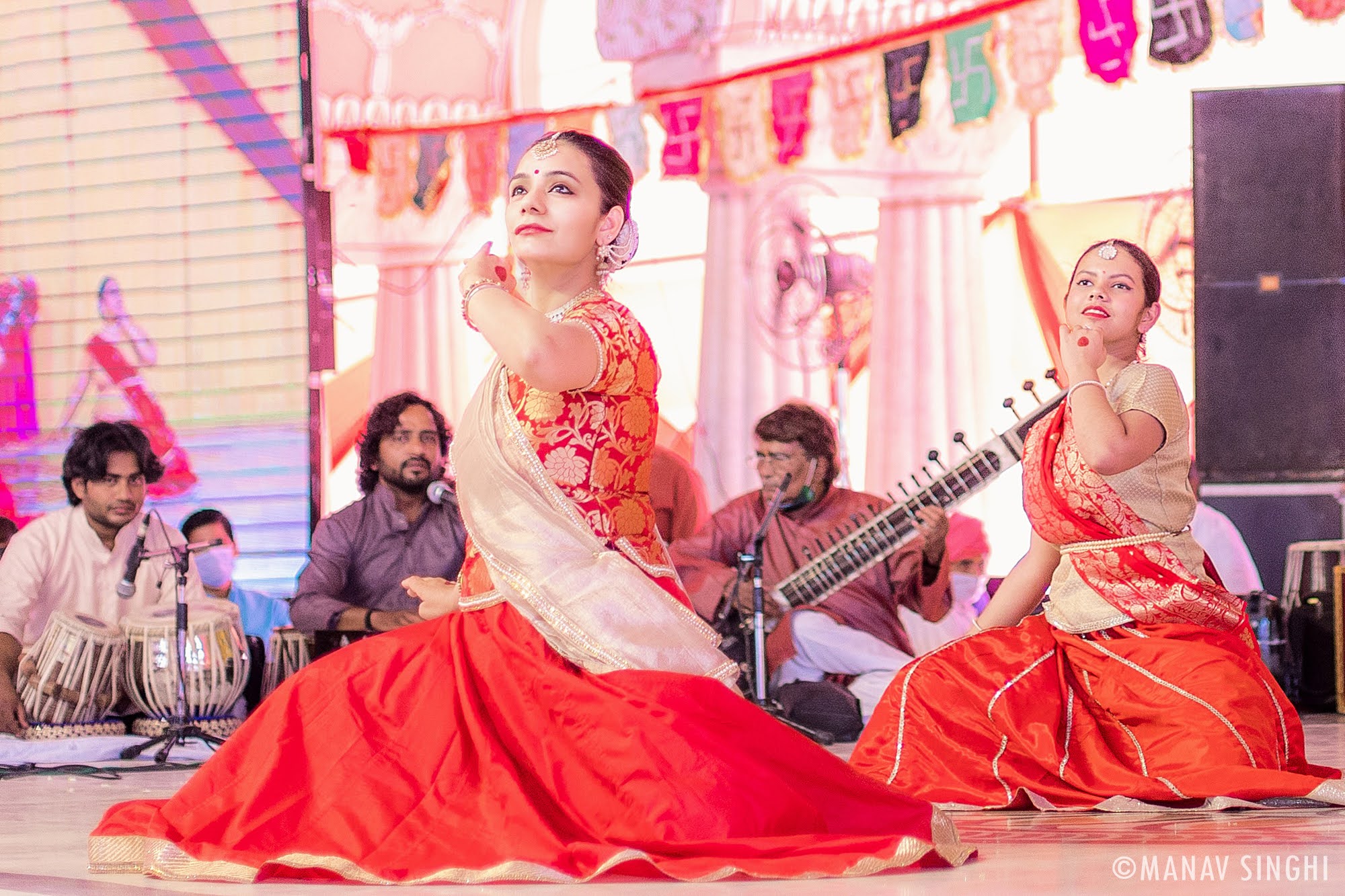 Rashmi Uppal Kathak Guru at Fagotsav 2021 Govind DevJi, Jaipur. Day - 3