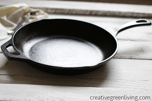 How Clean, Season & Care For Cast Iron Pots & Pans | Creative Green Living