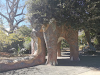 Dinosaur at the Albury Botanical Gardens I Australian Public Art