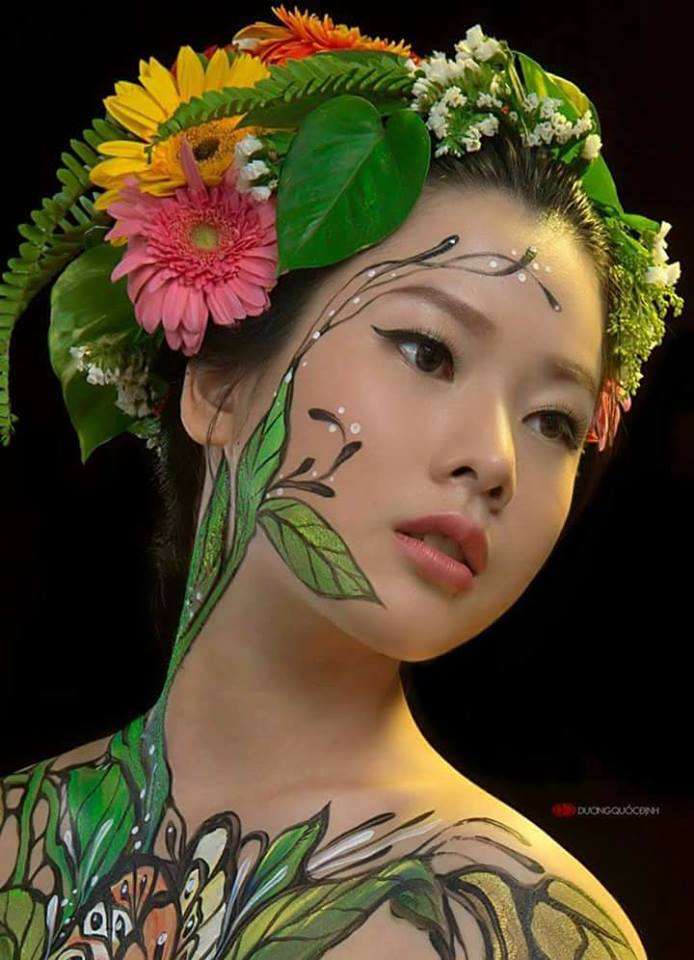 TELUGU WEB WORLD BEAUTIFUL BODY PAINT NATURE