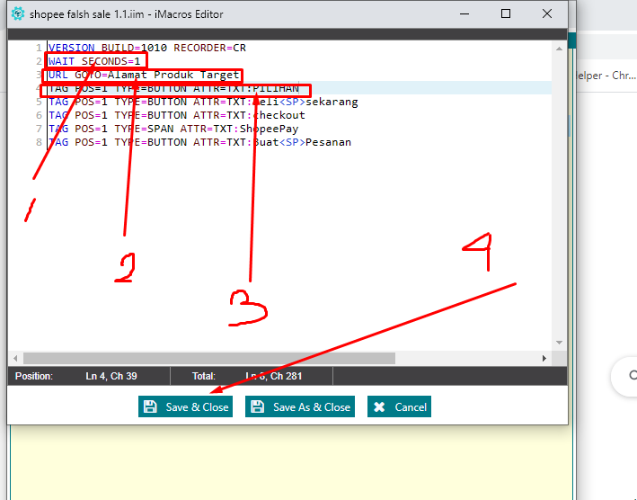 auto buy bot shopee Duncan Shorter