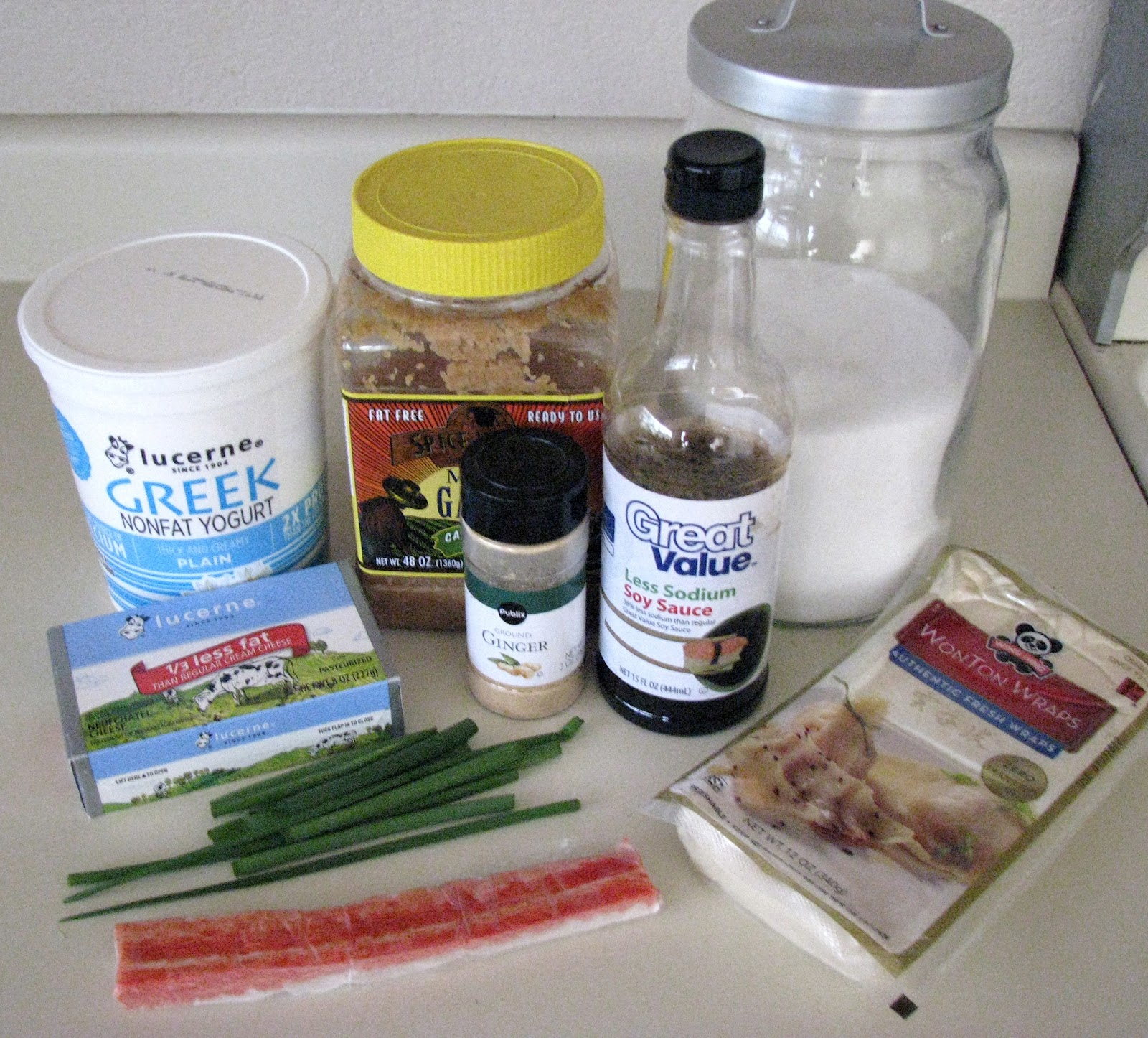 BearCake Creations Baked Crab Rangoons with Sweet and Sour Sauce