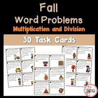  Fall Multiplication and Division Word Problems