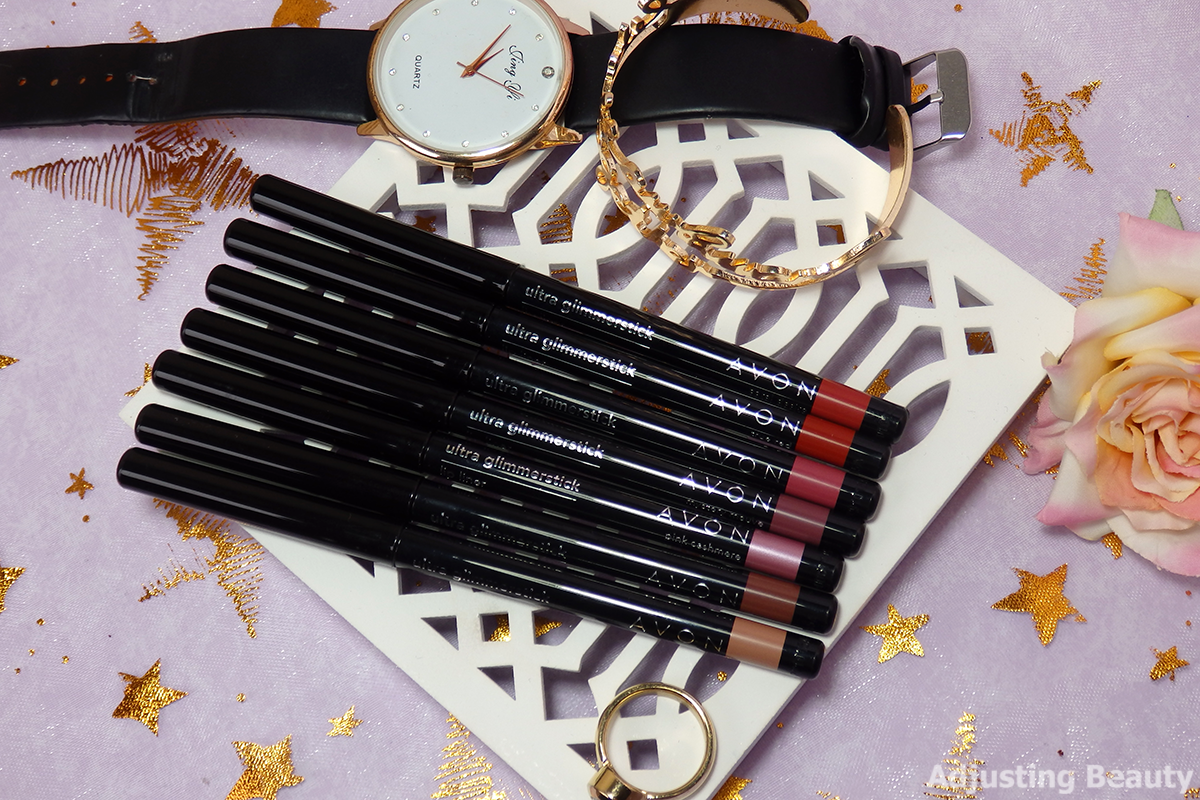 Review Avon Ultra Glimmerstick Lip Liners Adjusting Beauty