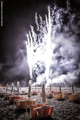 festa di San Michele a Sant'Angelo, Fuochi Piromusicali, Foto Ischia, lanterne volanti, Ristorante Ida Ischia, Spiaggia dei Maronti,