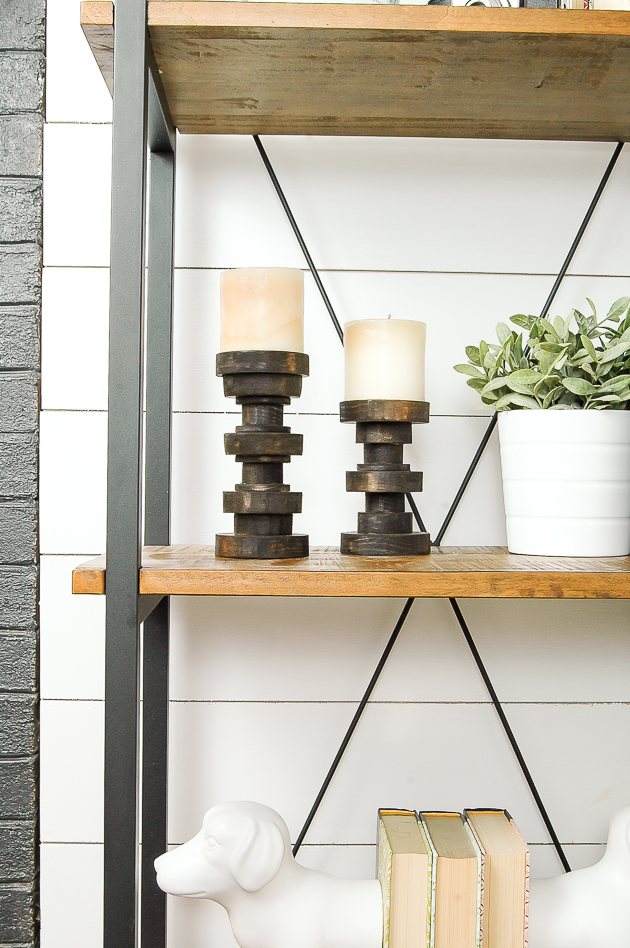 How to Make Inexpensive Pillar Candle Holders Little House of Four