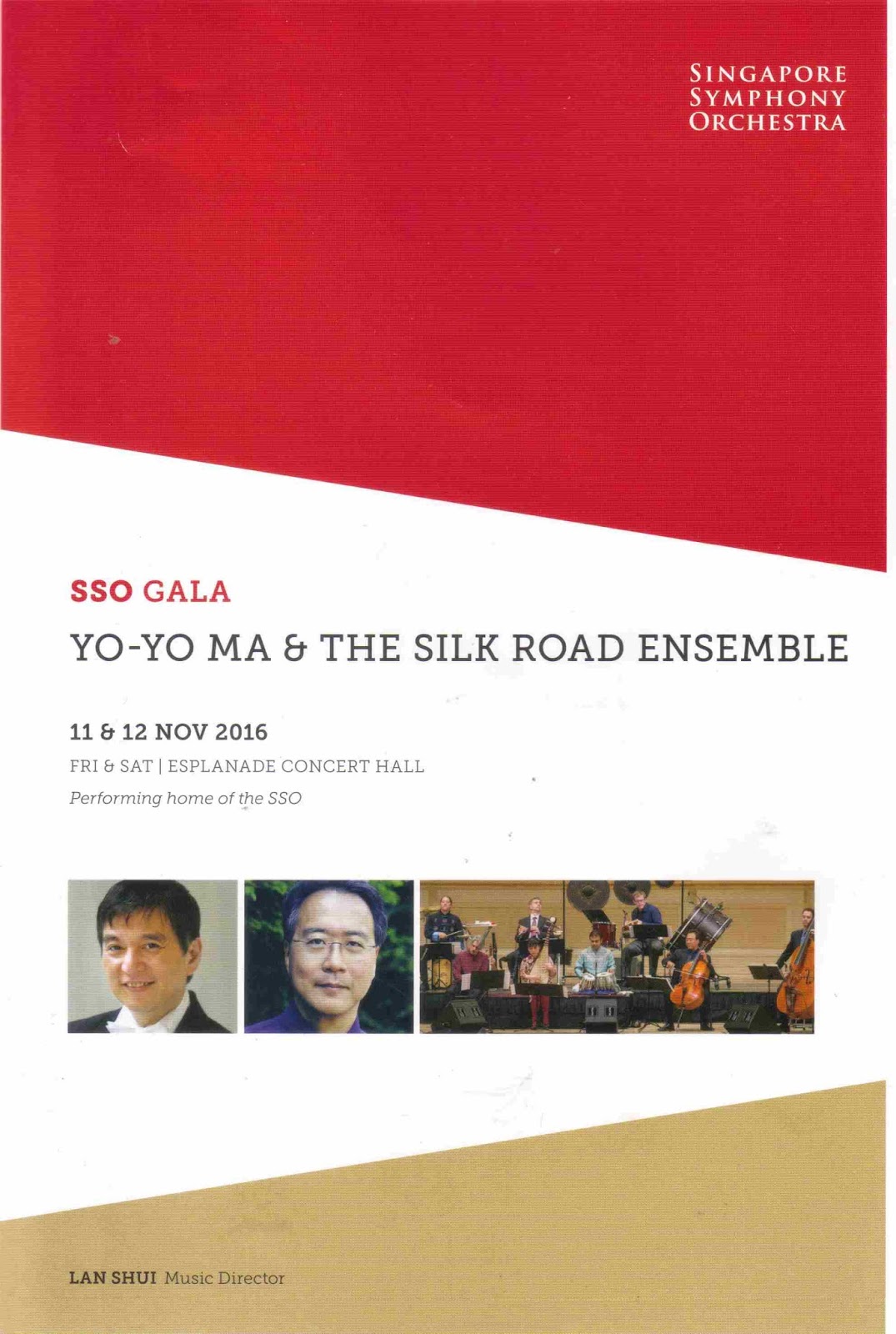 pianomania: YO-YO MA & THE SILK ROAD ENSEMBLE / Singapore ...