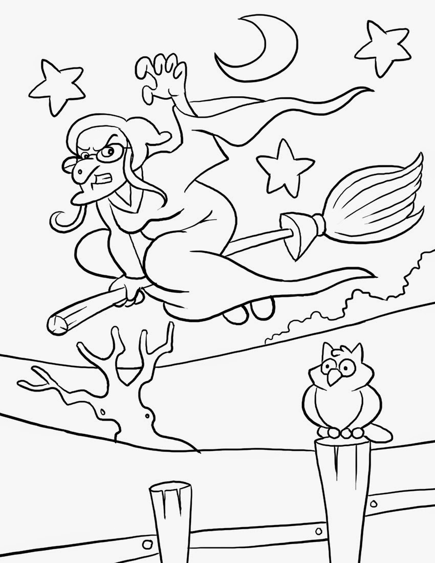 h is for halloween coloring pages - photo #10