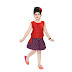 Chandrika Girls' Knee Length Dress