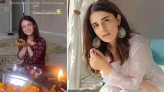 Radhika Madan radhika-madan-celebrates-durga-ashtami-with-family-after-a-long-time