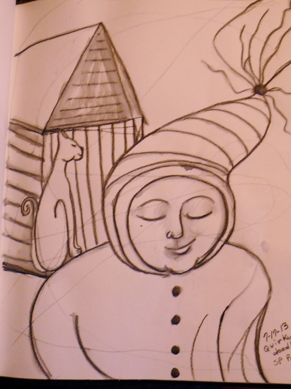 The MOXIE Rabbit : Quirky Doodle Sketch...