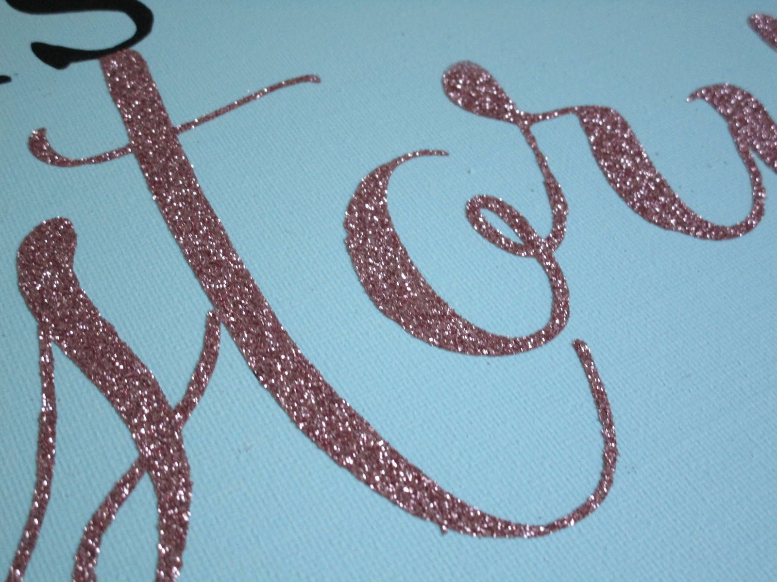 Northwoods Attic Glitter HTV Framed Canvas