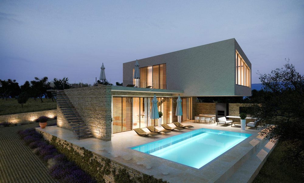 Desain Villa Tradisional