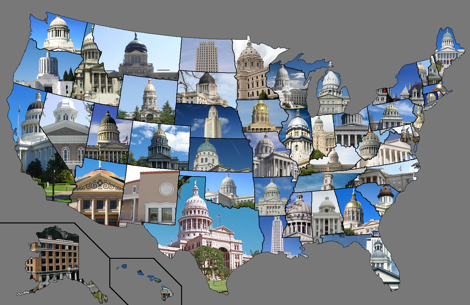 State Capitol Buildings By State Vivid Maps state-capitol-buildings-by-state-vivid-maps