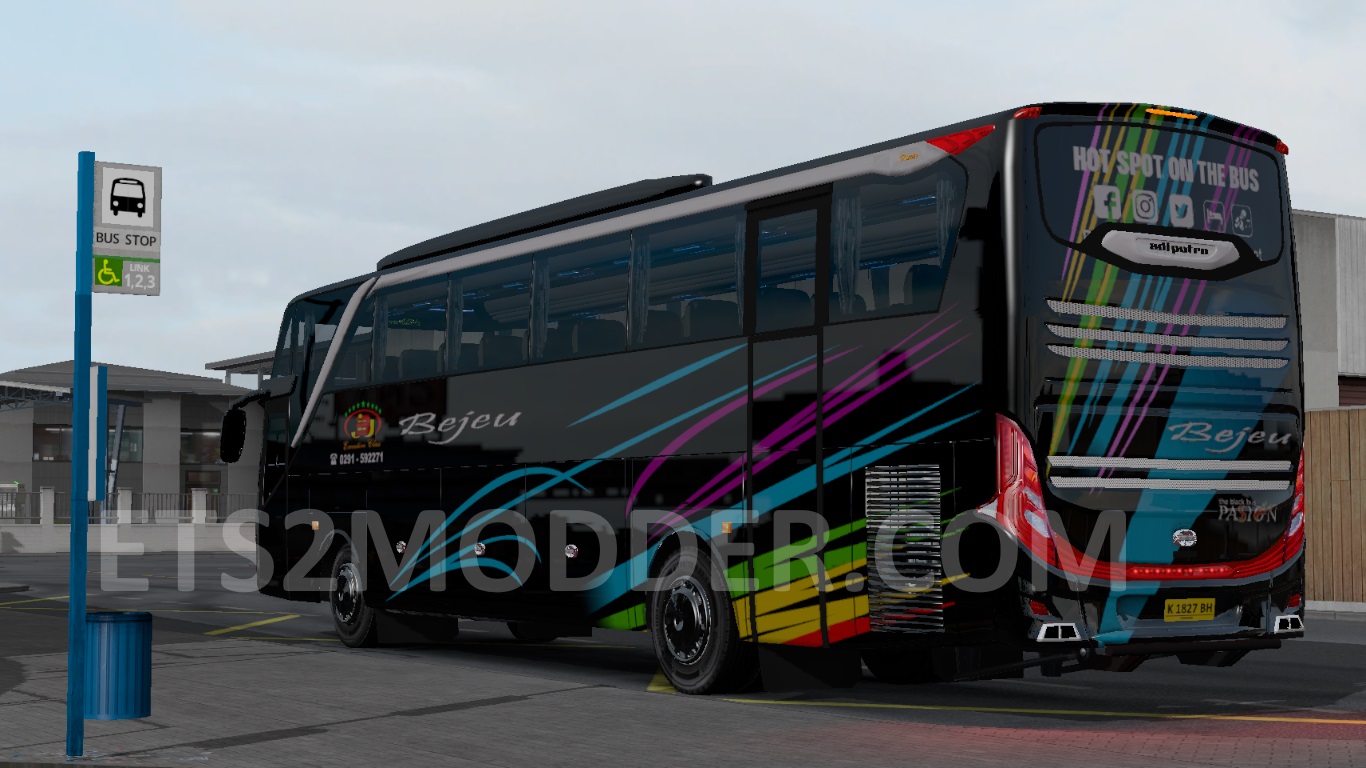 Livery New Bejeu Jb3SHD by kupril - Mod ETS2 Indonesia
