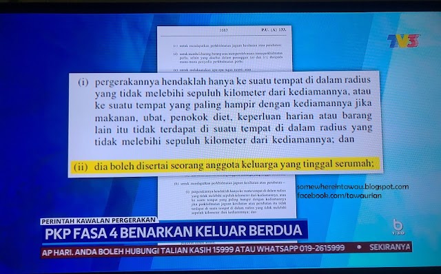 PKP FASA 4: BOLEH KELUAR BERDUA