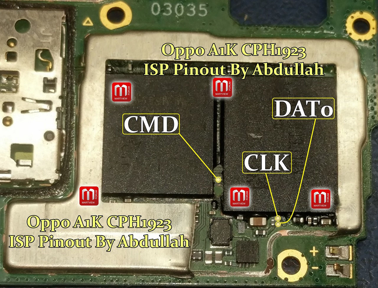 Oppo F5 Youth Cph1725 Test Point