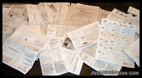 Picture Your World Organized & Easier: Too many instruction manuals?