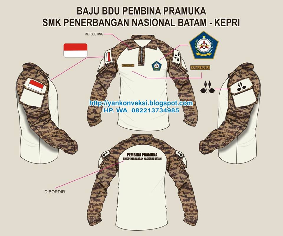 KAOS BDU PRAMUKA