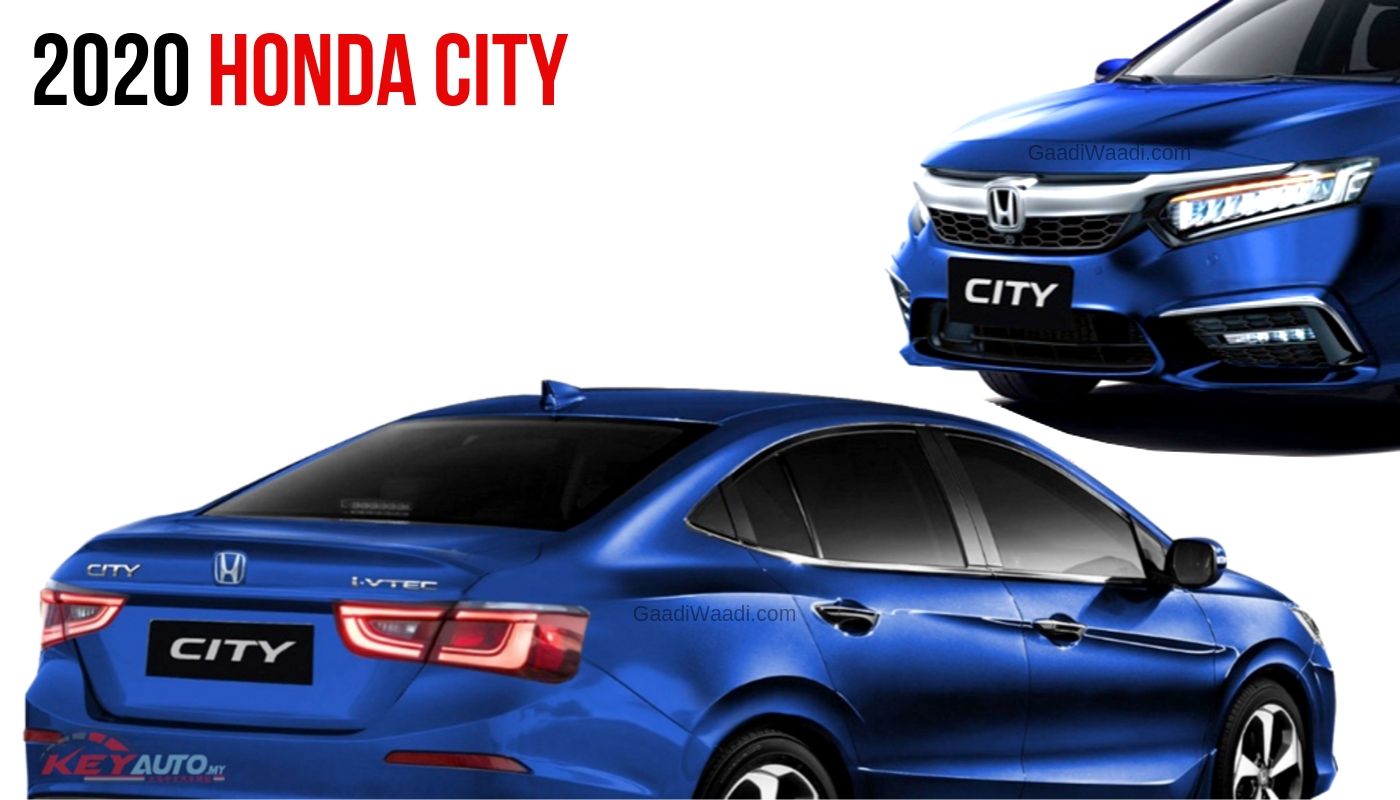 New-Gen (2020) Honda City New Rendering Out Based On Spyshot - Car4Biker