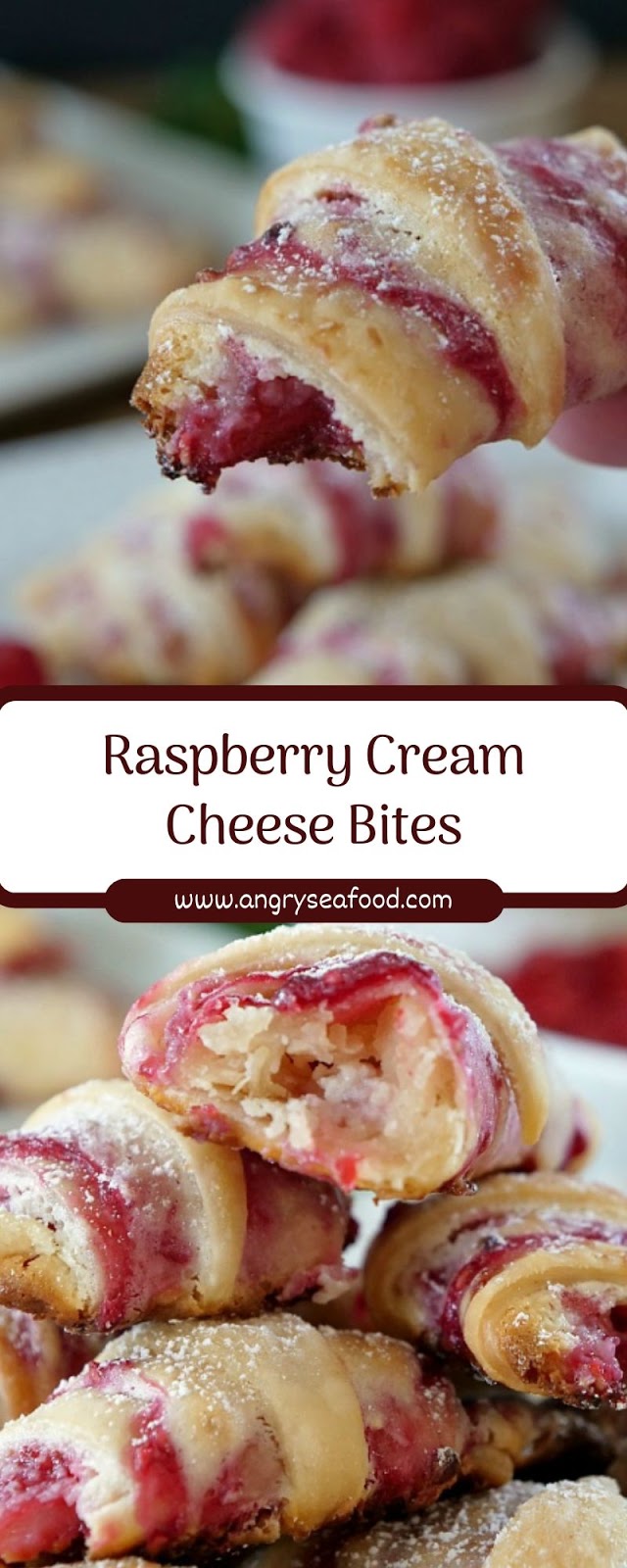Raspberry Cream Cheese Bites Raspberry Cream Cheese Bites