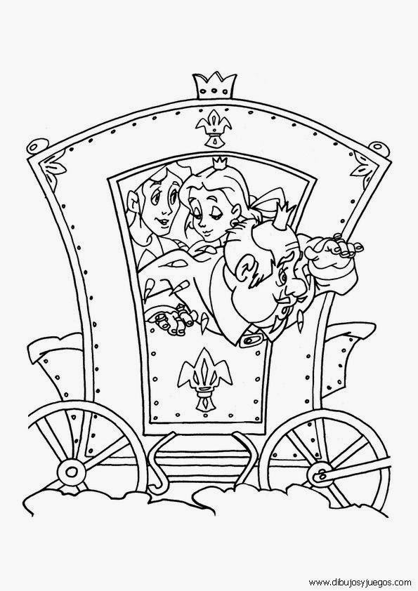 Cuentos infantiles: Dibujos para colorear del Gato con Botas. Cuento